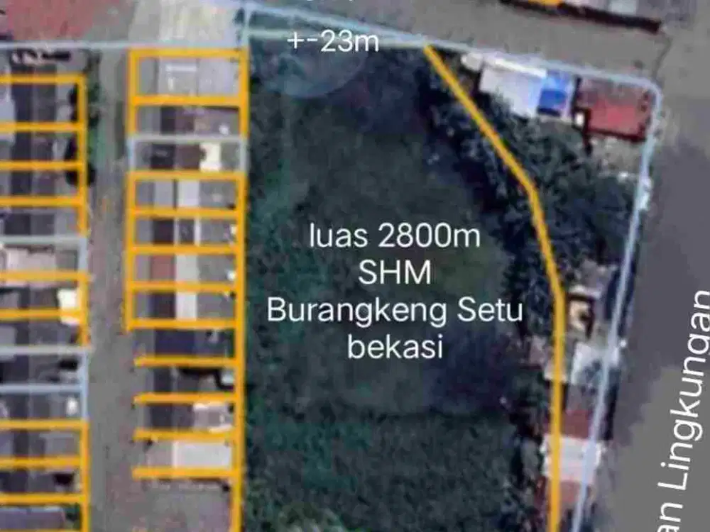Dijual tanah dengan Pembayaran Tempo di Burangkeng Setu Bekasi