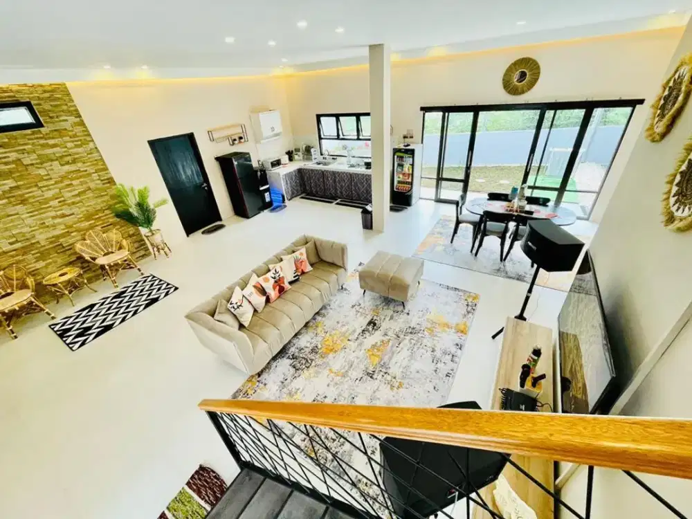 Villa Cantik Siap Huni Furnish di Lembang Bandung