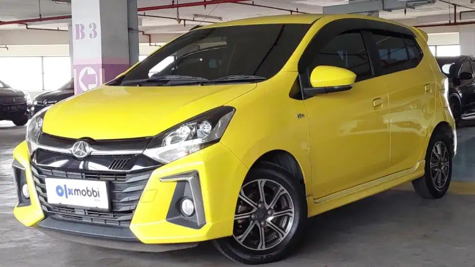 TDP 6,JT, Garansi Mesin 1th Daihatsu Ayla 1.2 R Bensin-AT Kuning 2021