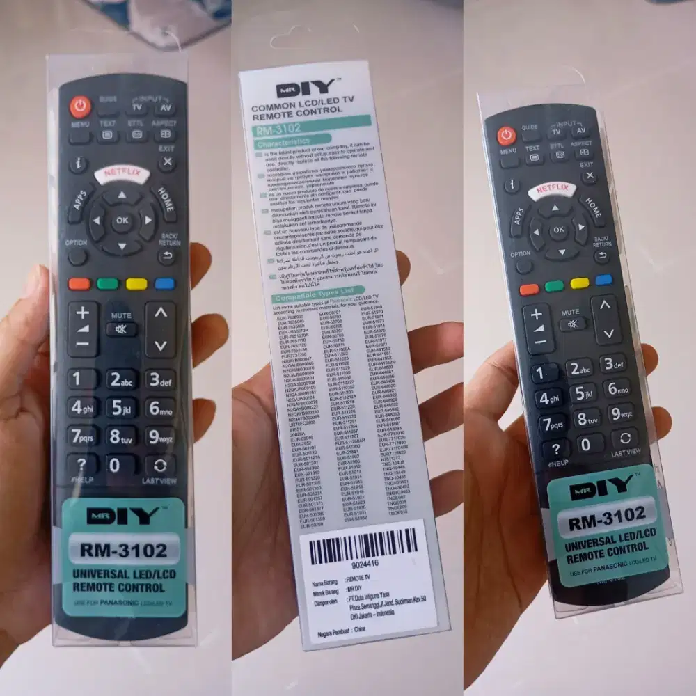 Remote Universal TV Panasonic