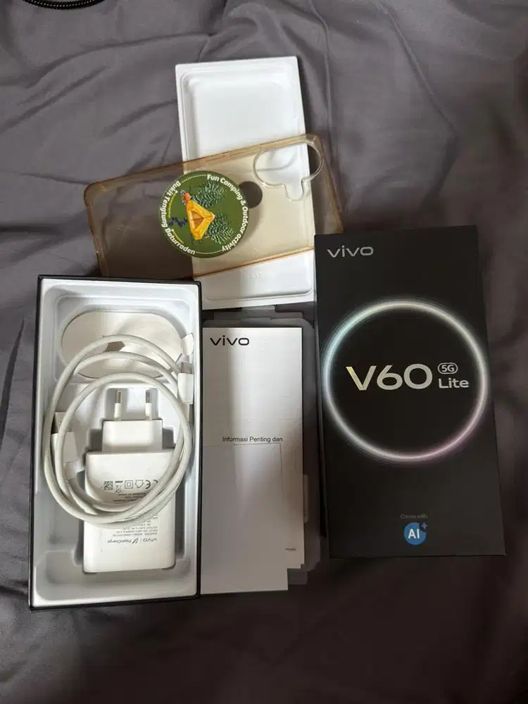 Vivo v60 lite 8/256gb (only casan dan kardus)