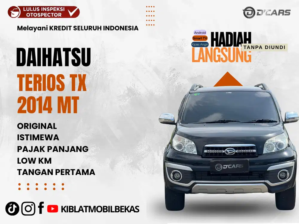 DAIHATSU TERIOS TX WILD MANUAL 2014/2013 ORIGINAL