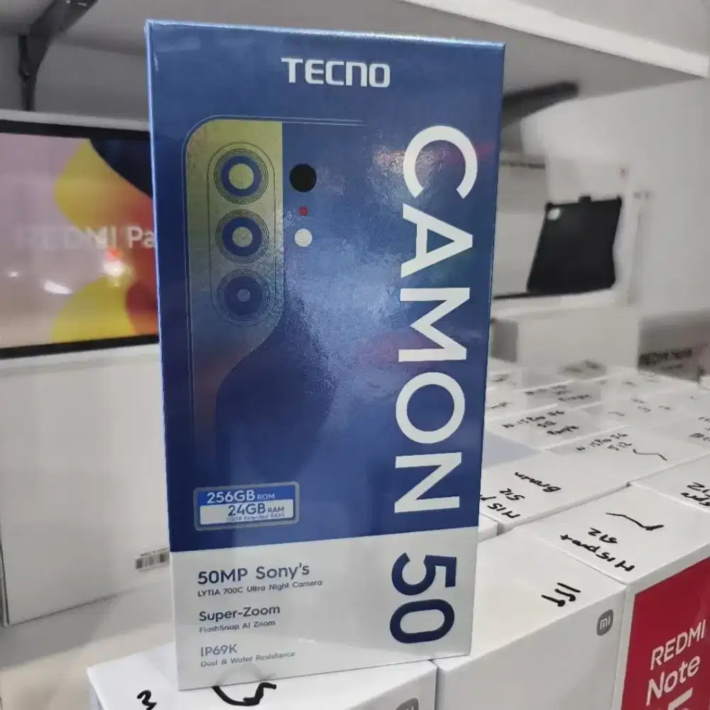 New Tecno Camon 50 8/256GB Segel Resmi