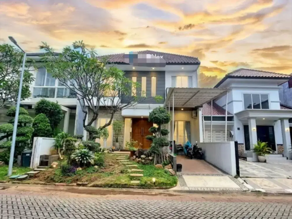 Murah Rumah 2 Lantai Siap Huni Furnish Cluster Depan di Fullerton Citraland