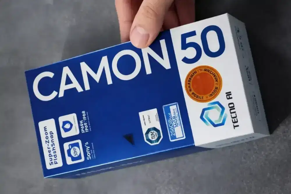 New Tecno camon 12/256 GB Garansi resmi Segel