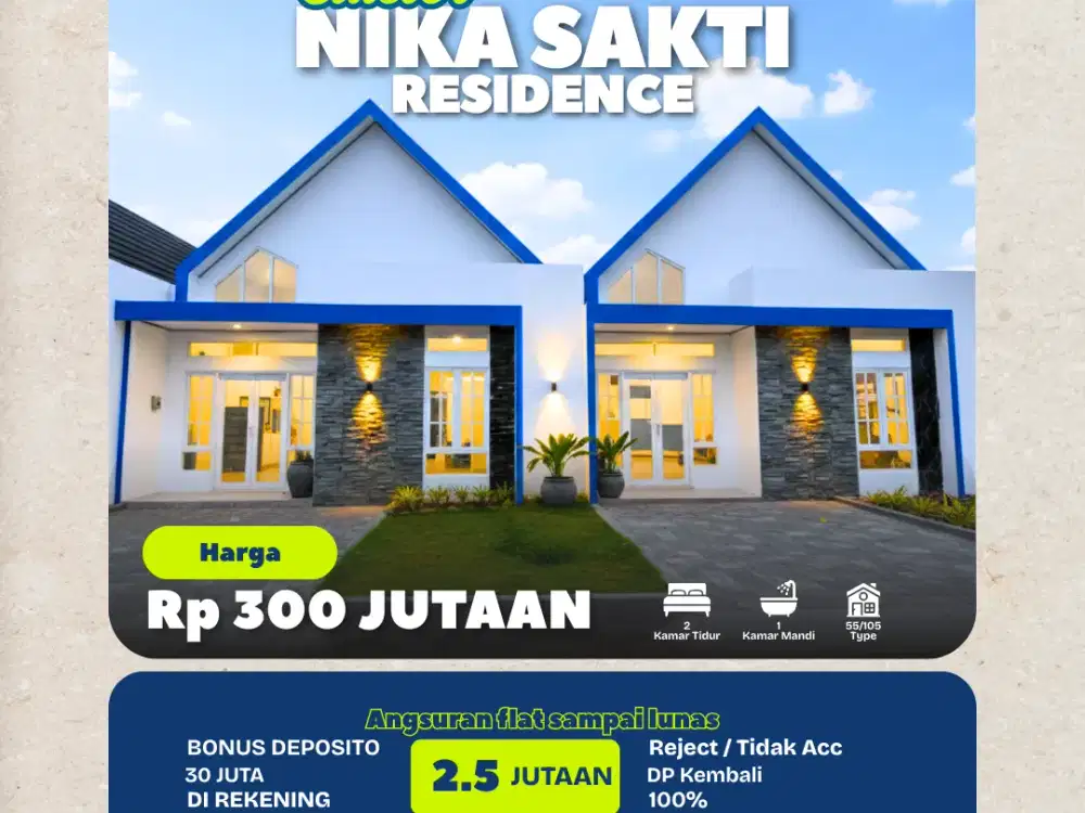 PERUMAHAN KOMERSIL BISA PROSES TANPA BI CHECKING