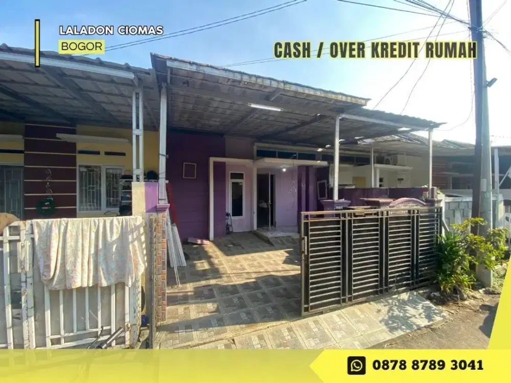 Jual Over Kredit 79JT sisa 8 Thn Lg di Mulia Residence 2 Ciomas bisa CASH