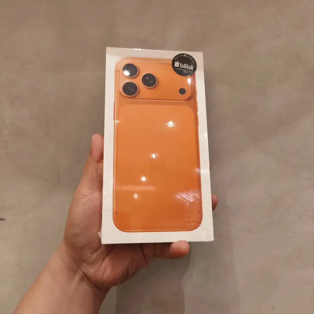 IPHONE 17 PRO MAX 256GB COSMIC ORANGE GARANSI RESMI