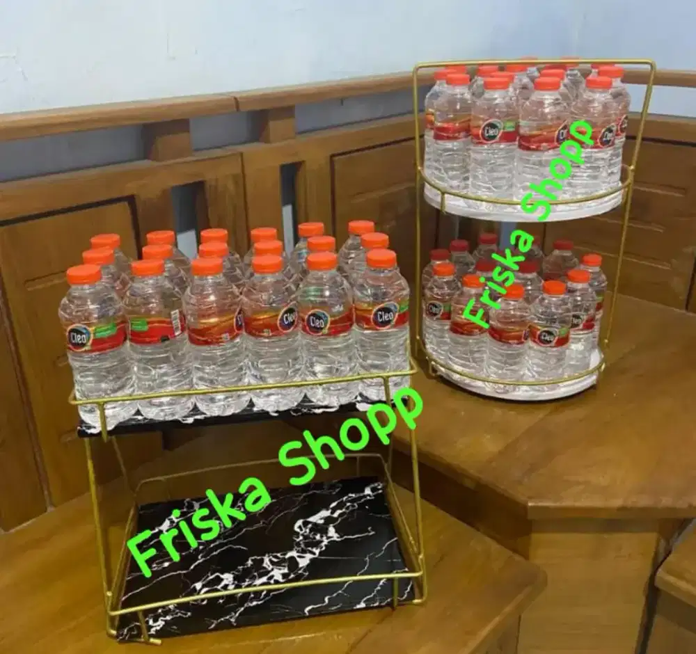 Rak aqua gelas atw kaleng