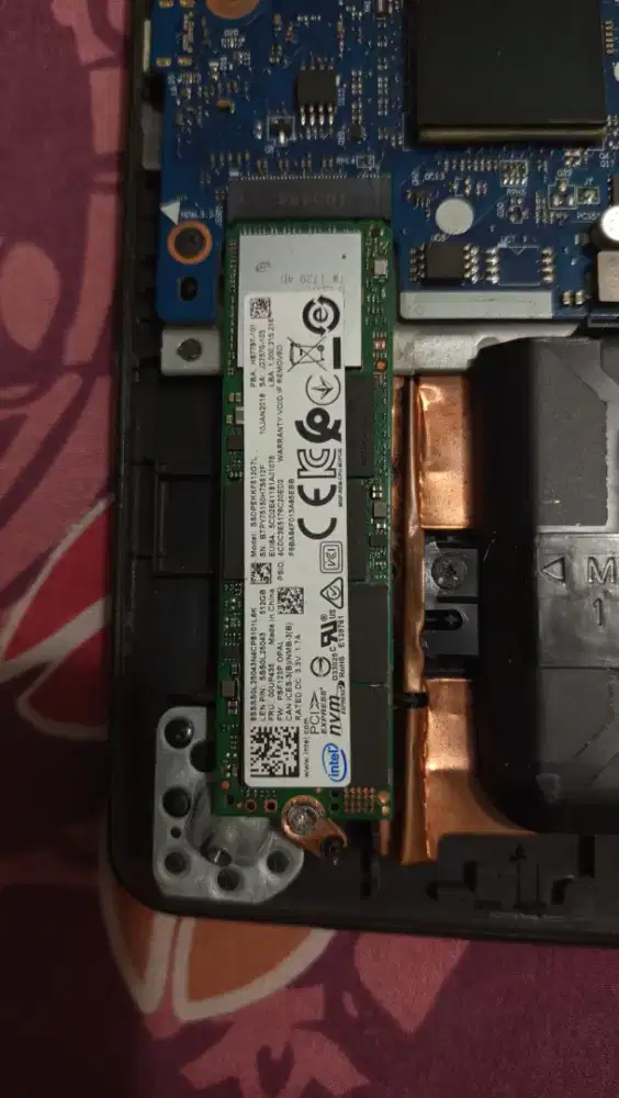 SSD Intel 512GB NVMe M.2 2280 Pro 7600p Series Second Original