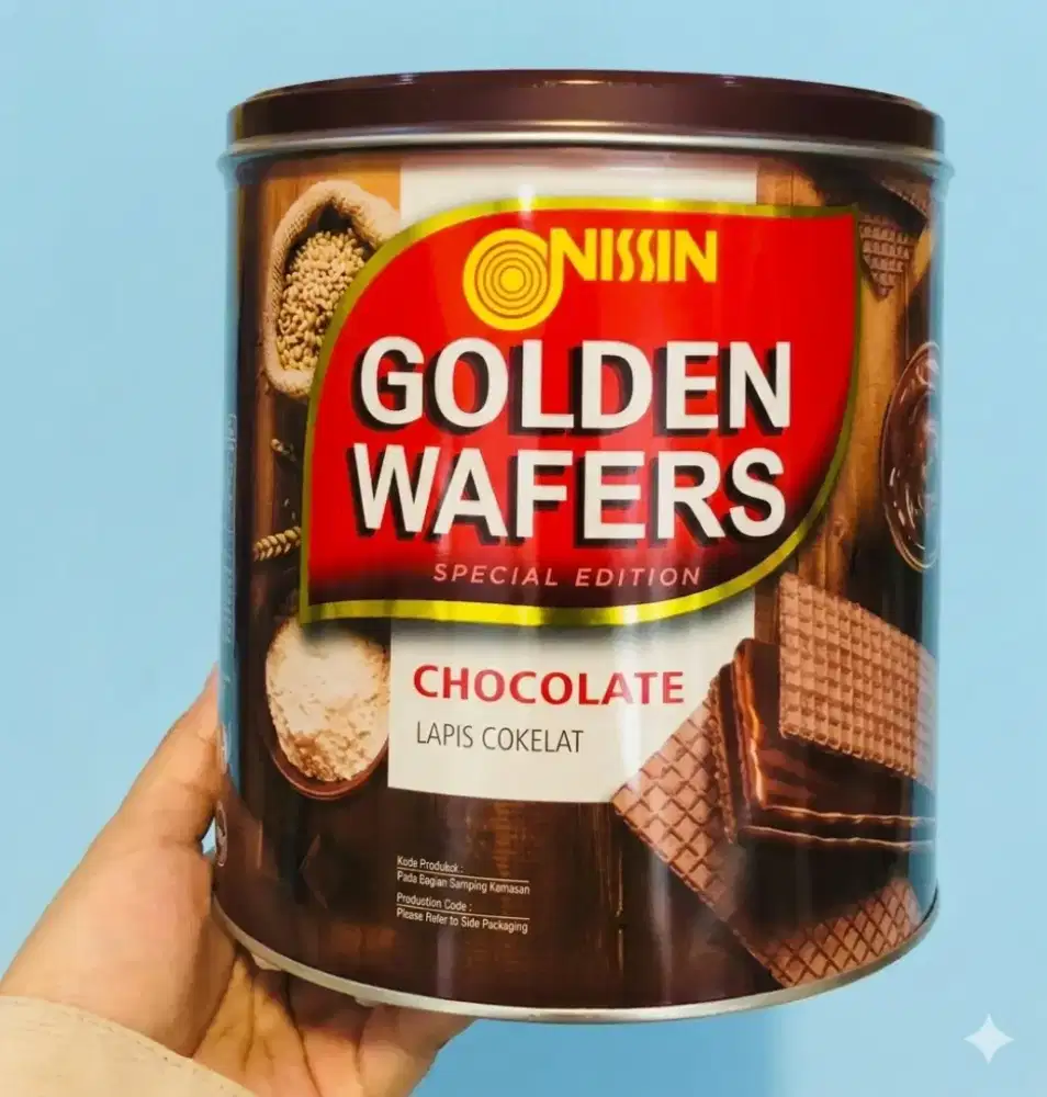 Nissin wafer kaleng