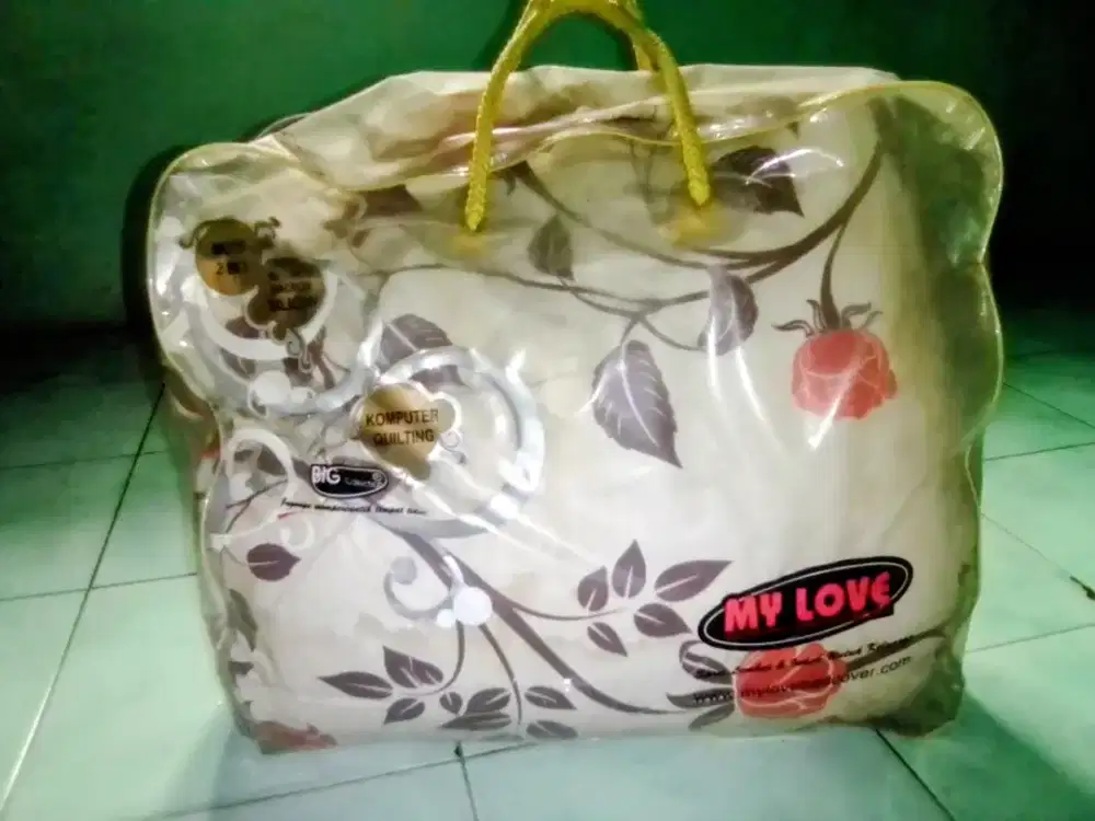 Bed Cover My Love Baru 1x Pakai