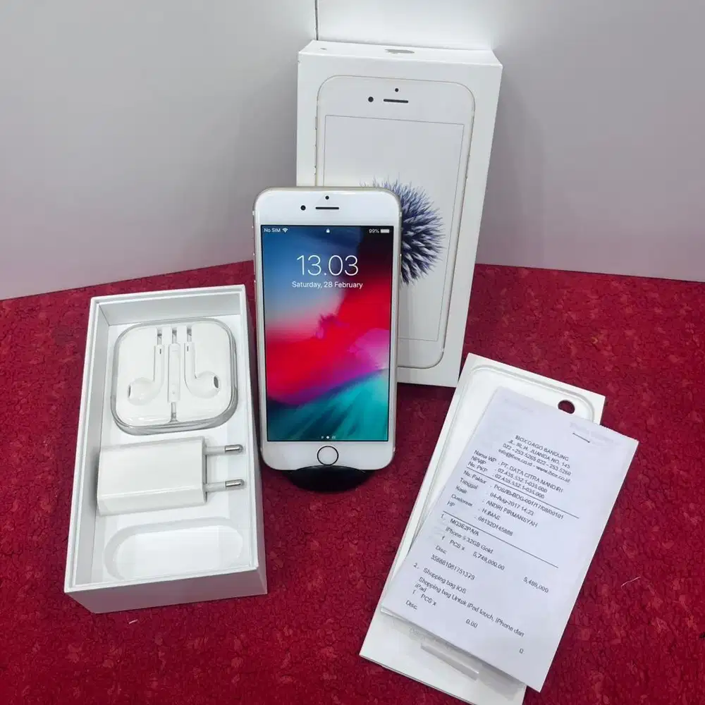 Iphone 6 32 GB Gold Ex Garansi Resmi