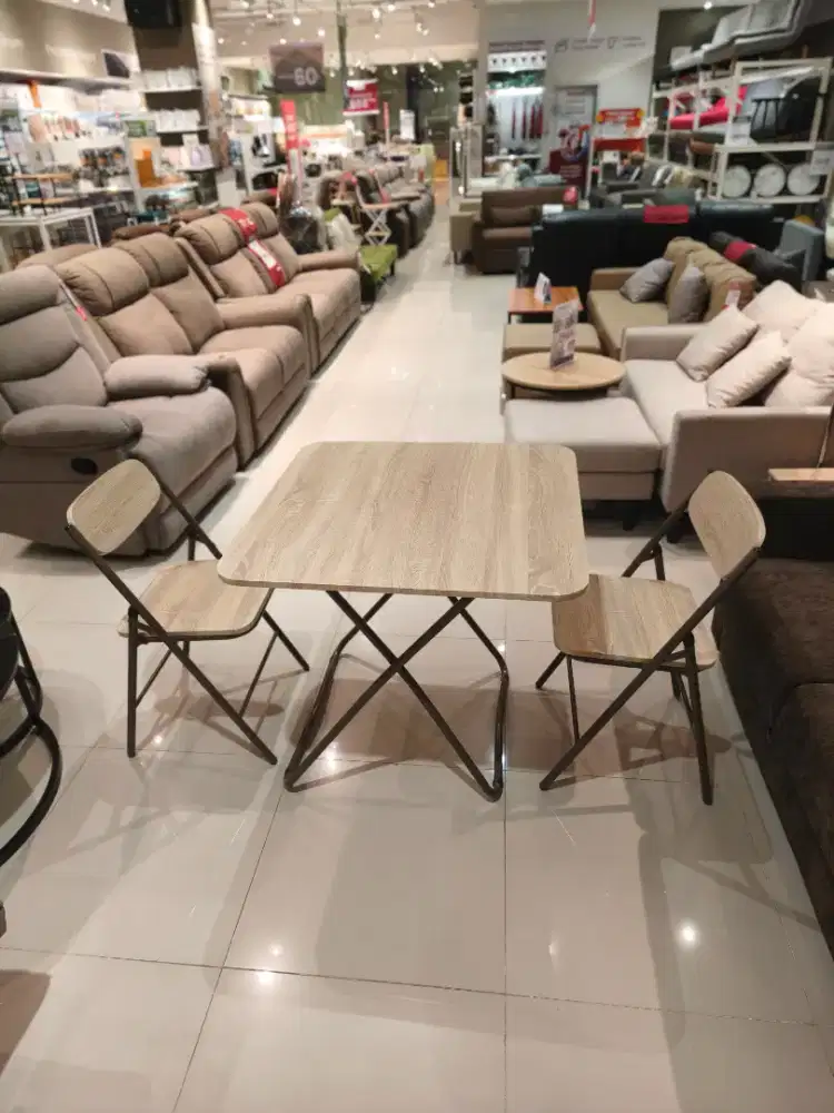 Set Meja Kursi Lipat Baru Murah