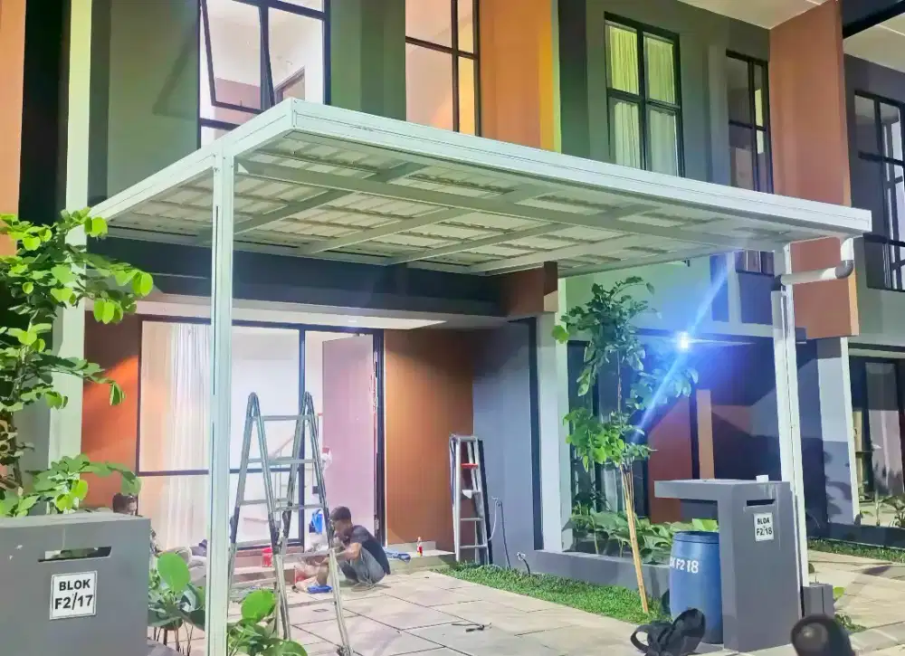 Kanopi baja ringan atap alderon