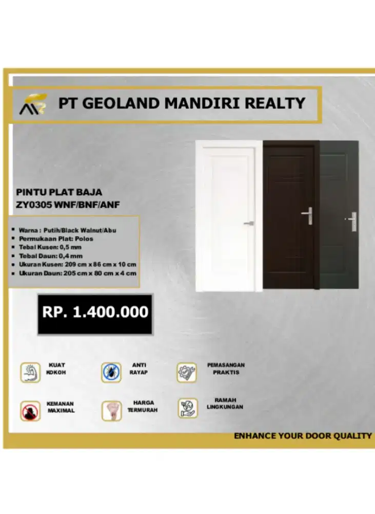 PINTU PLAT BAJA ZY0305 WNF/BNF/ANF