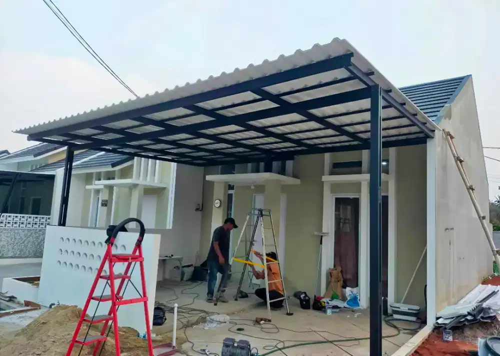 Jasa pasang kanopi baja ringan dan garasi