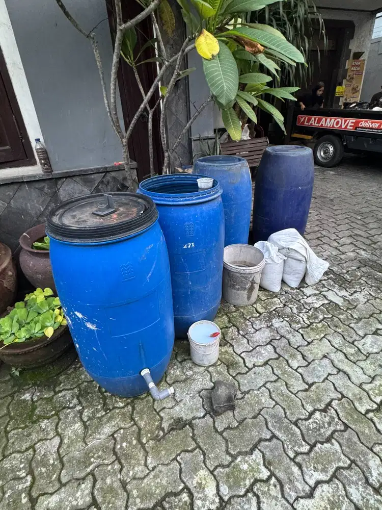 [SECOND] Drum Gentong Toren Biru Ukuran 150L