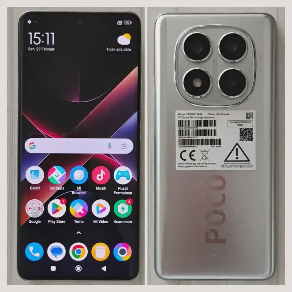 POCO X7 5G RAM 8/256 FULLSET SUPER MULUS NO MINUS