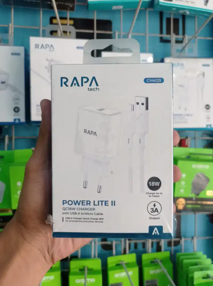 Travel Charger USB-A to Micro RAPATech 18W