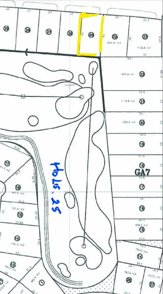 DIJUAL TANAH KOMERSIAL GOLF VIEW BUKIT GOLF INTERNATIONAL DEPAN UC