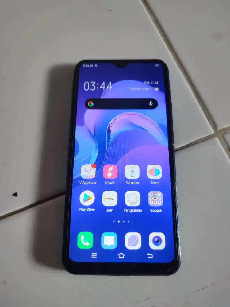 Dijial vivo Y12, ram 3/32, hp dan cahrger aja