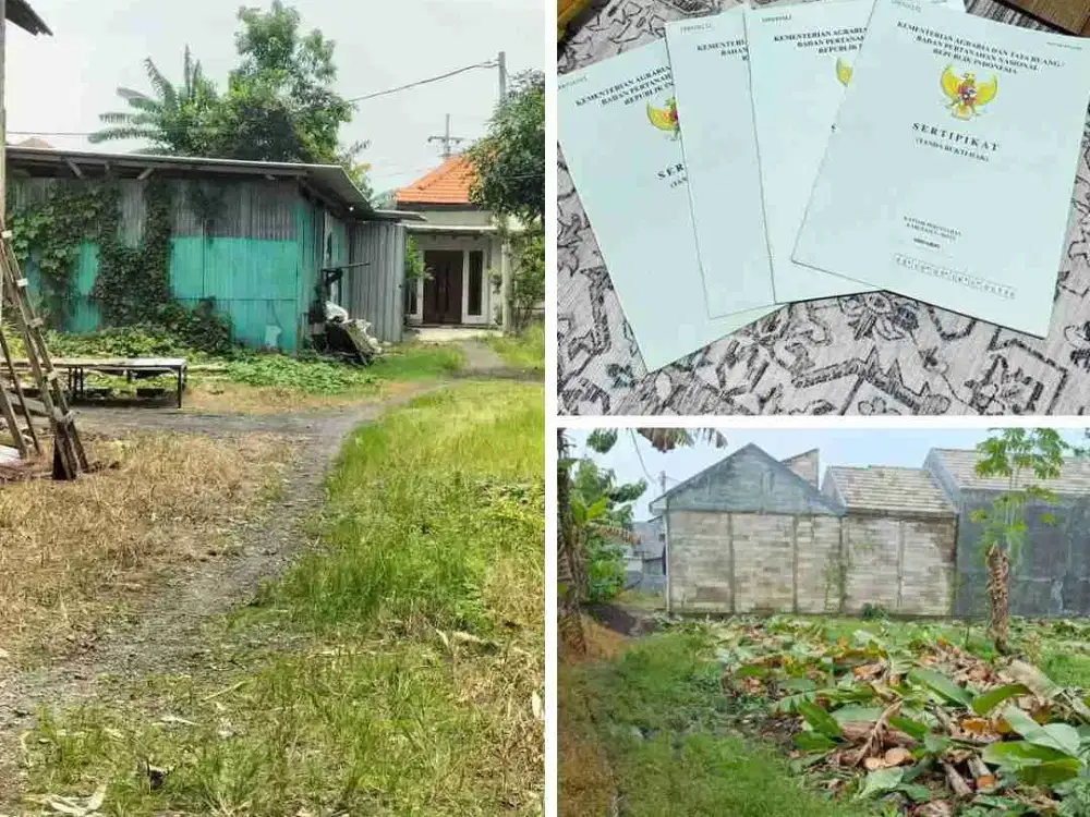 Tanah kavling siap bangun dekat pintu Tol Sidoarjo SHM tinggal balik nama