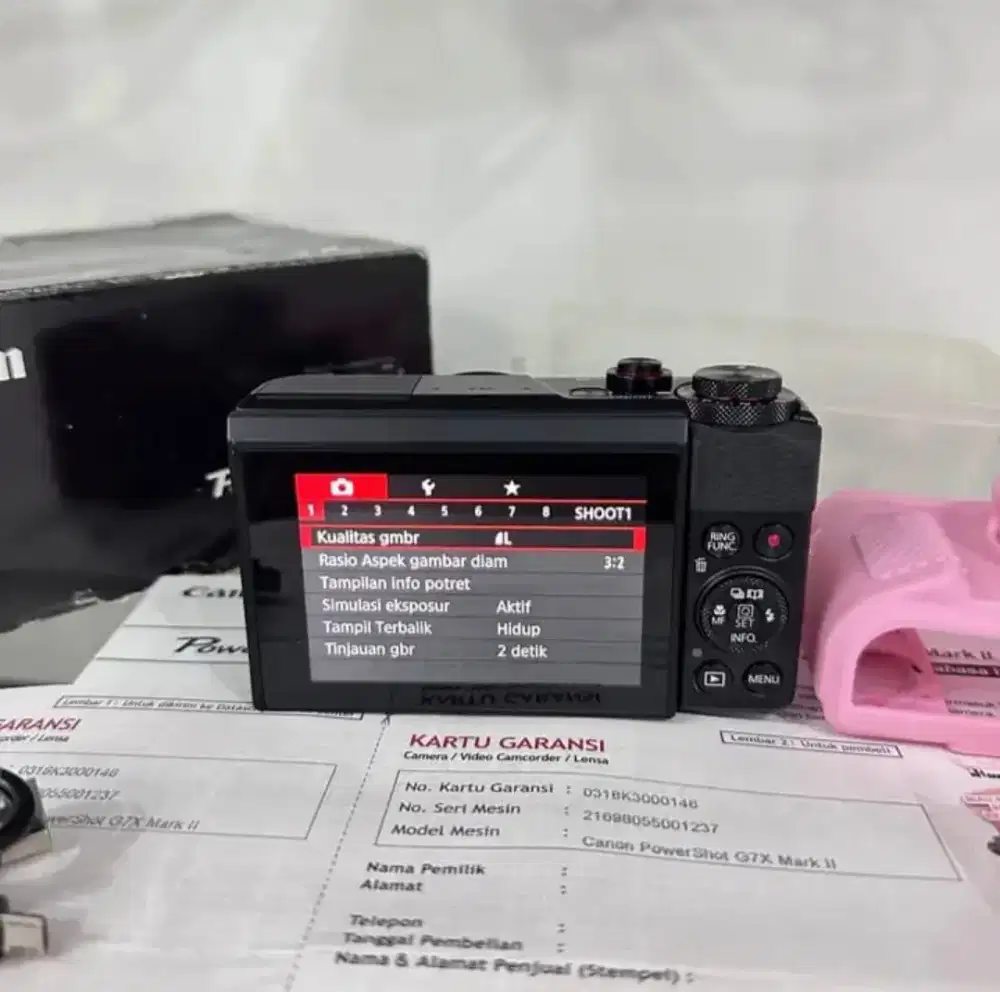 KAMERA DSLR CANON POWERSHOT G7X MARK II