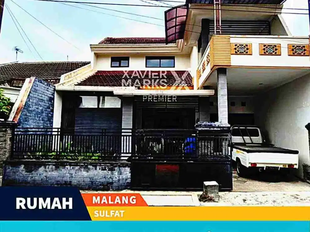DIJUAL MURAH RUMAH SIAP HUNI BISA UTK KOST/GUEST HOUSE DAERAH SULFAT, MALANG