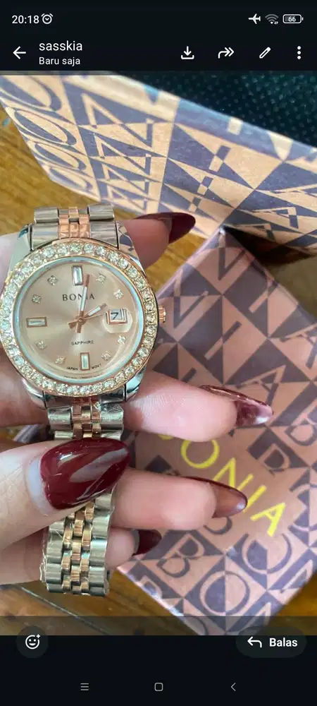 jual BU jam tangan bonia