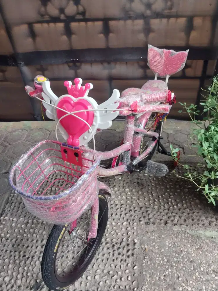 Sepeda Mini Anak Warna Pink Size 16