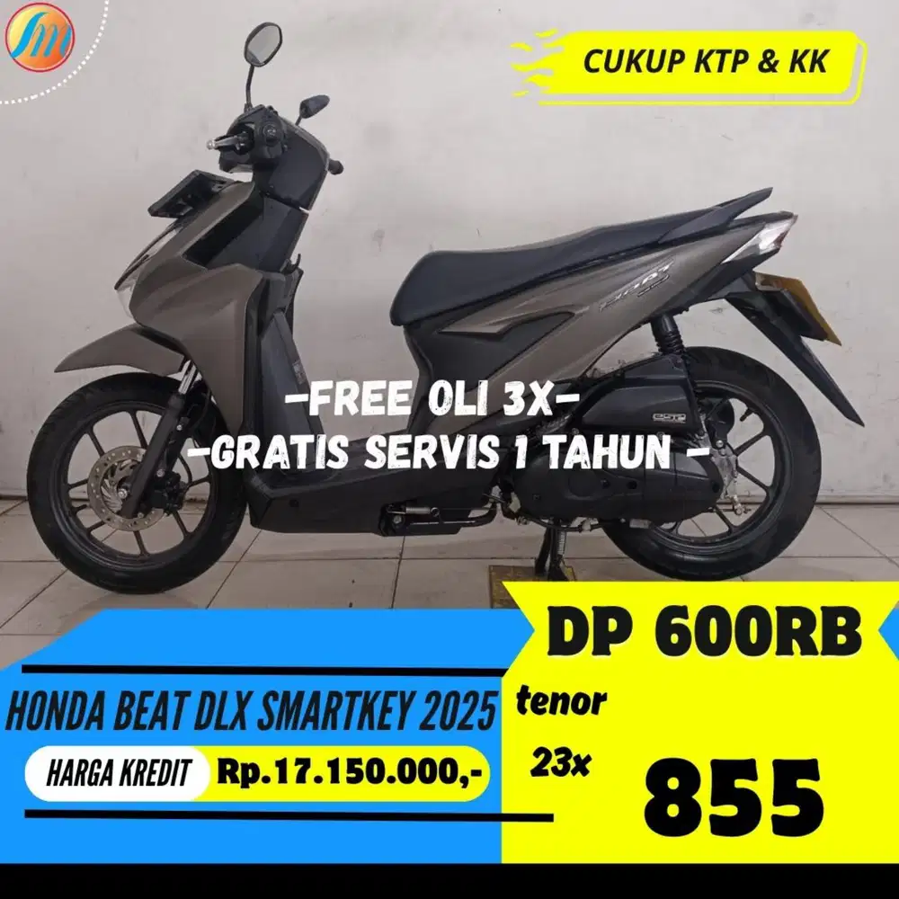HONDA BEAT DELUXE SMARTKEY 2028 DP 600RB ANGSURAN SANGAT RINGAN KTP KK
