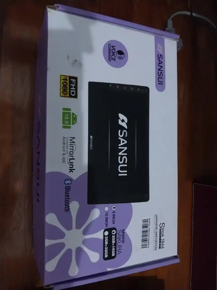 Android sansui 9 inch dan frame utk yaris bakpao