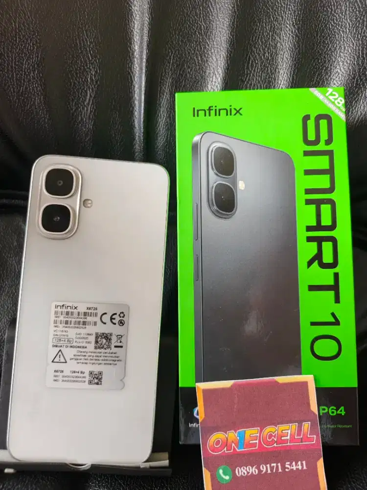 Infinix Smart 10 Ram 4+4/128GB Fullset Ori Mulus