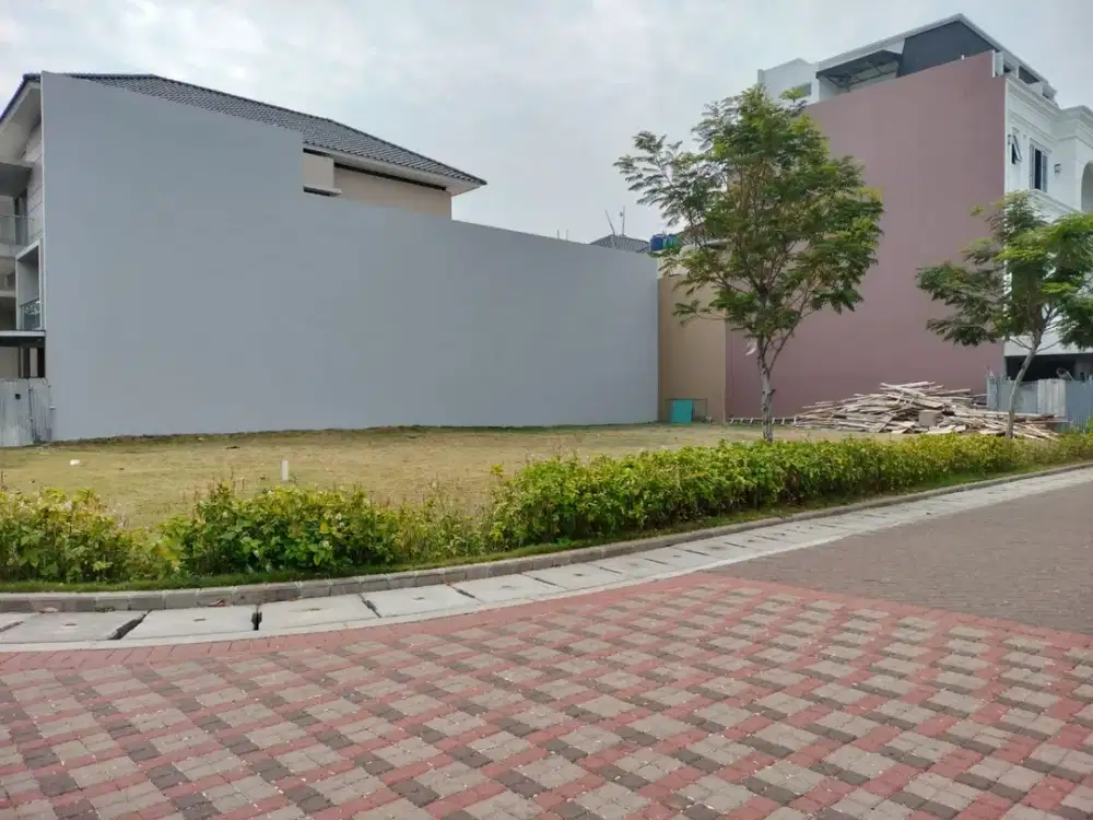 Kavling Golf Island Sonata Hoek Luas 390m View Taman Termurah