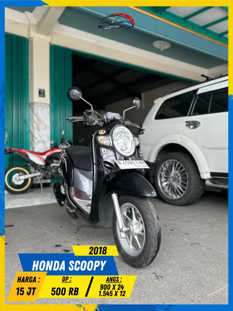 HONDA SCOOPY 2018 BEKAS RASA BARU BOSSKU HIKMAH MOTOR KEPUH MALANG