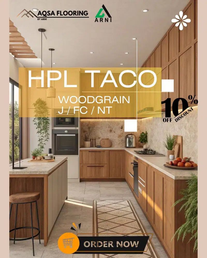 HPL TACO / WOODGRAIN / COLOUR J, FC, NT