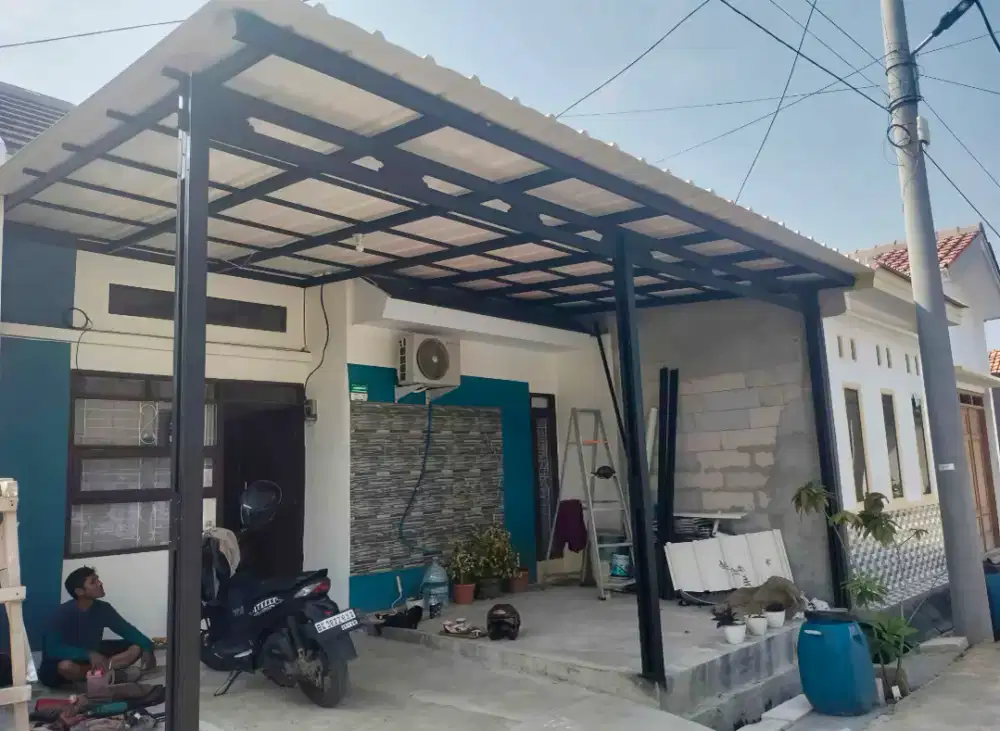 Pasang baja ringan atap alderon