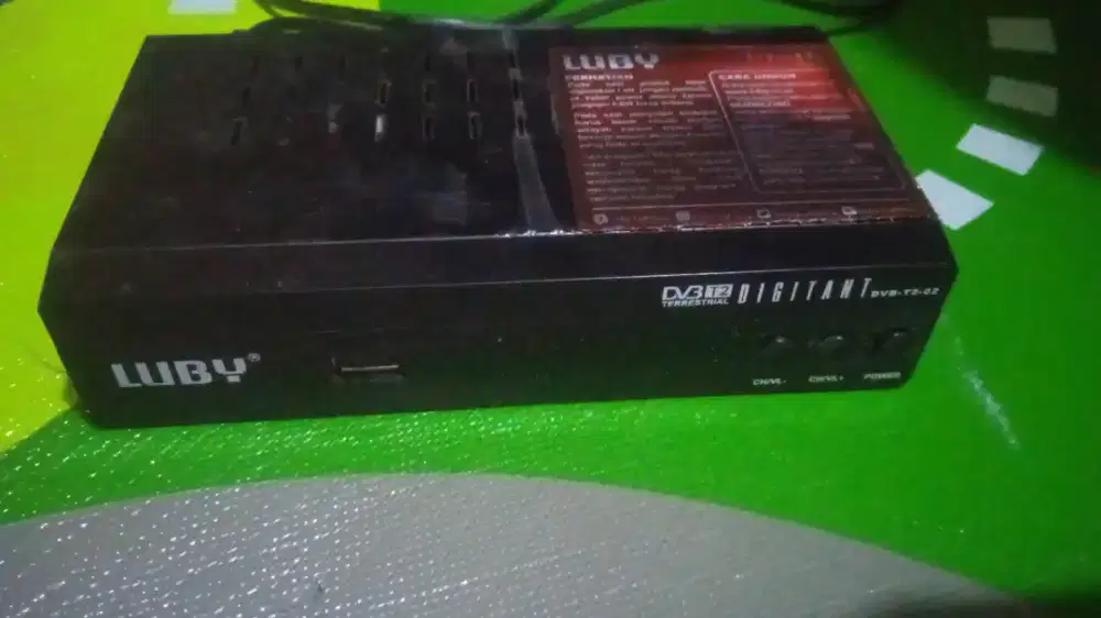 Unit STB setopbok saja. Luby. Normal tinggal pake chanel banyak.