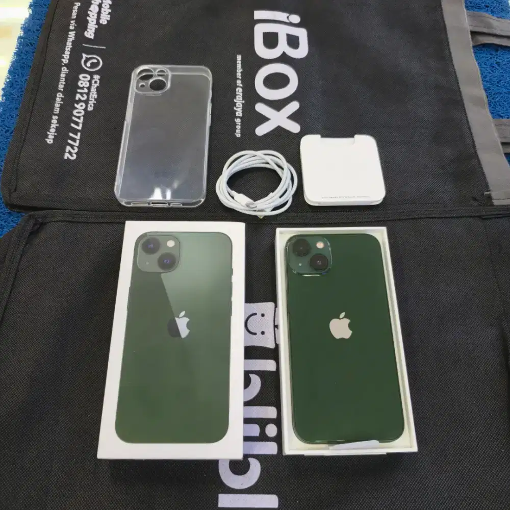 Iphone 13 256gb 99% Muluss like new BH 86% Ex Grs resmi Digimap
