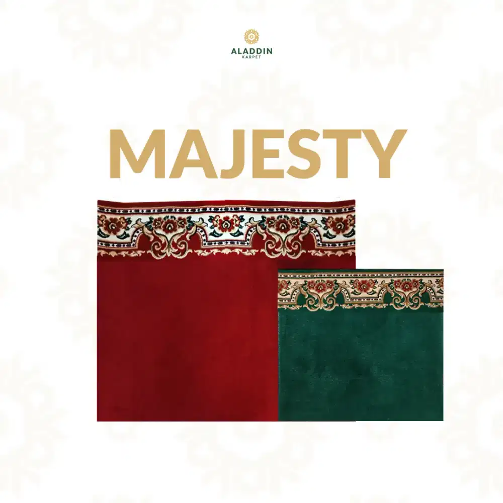 Jual Karpet Masjid Tipe Majesty (tebal 10mm) Merk Lokal
