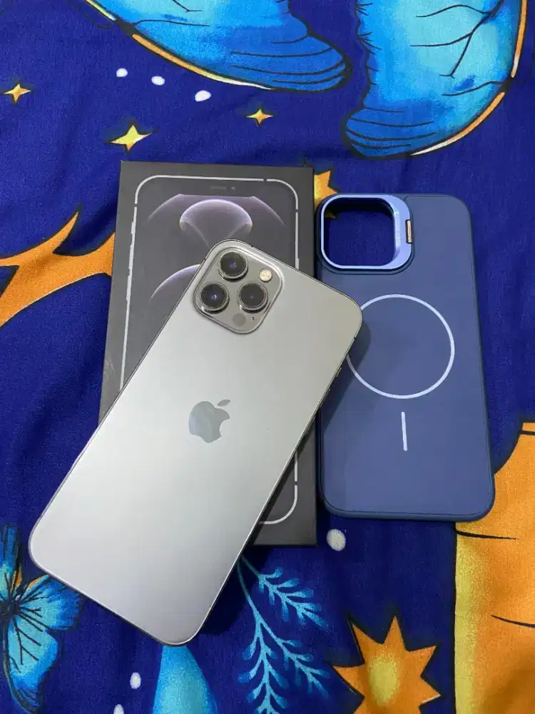 IPHONE 12 PRO MAX 128gb RESMI BEACUKAI FULL BH 75% Ori
NORMAL 100%