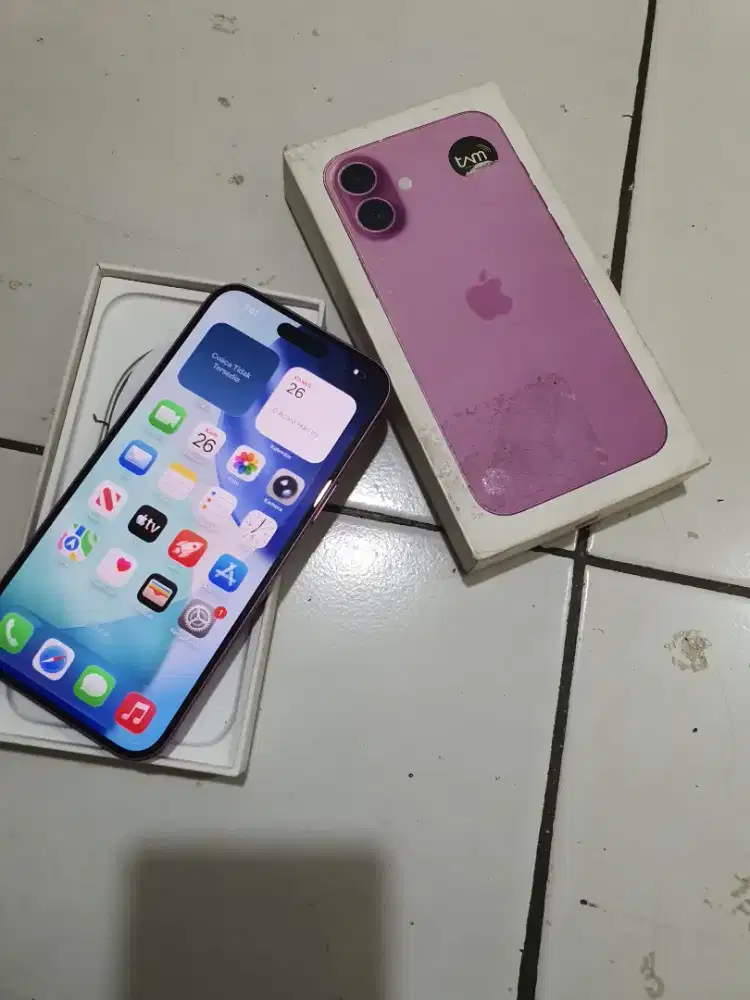 Iphone 16 plus 256gb ex ibox fullset ori