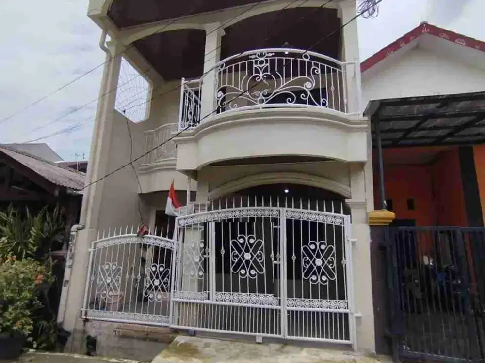 Dijual rumah minimalis dua lantai di pondok ungu sektor 5