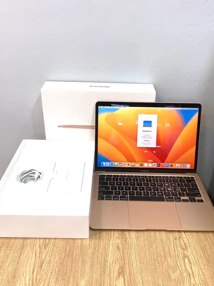 Second Macbook Air M1 13 inch thn 2020 8/256GB Gold Ex iBox