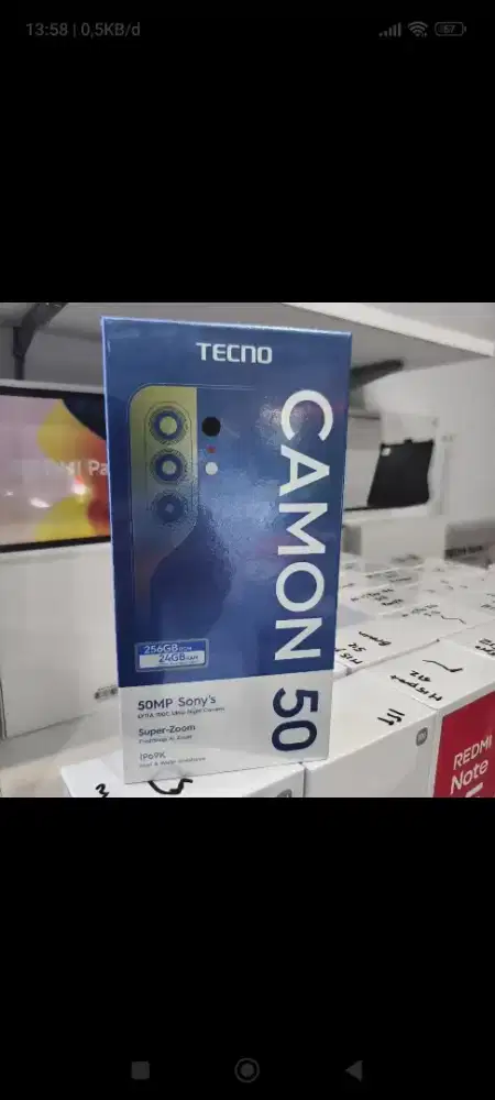 New Tecno Camon 50 8/256GB Resmi