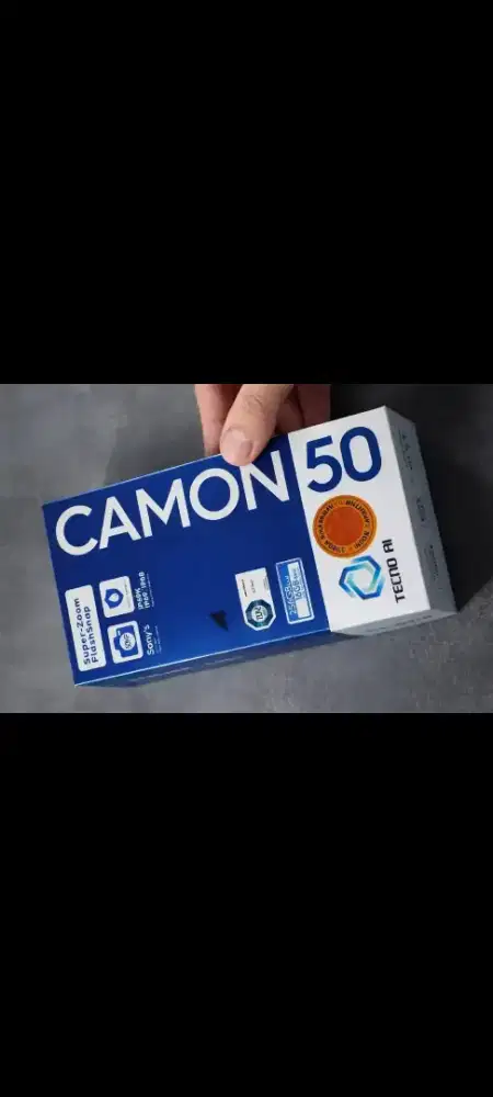 Tecno Camon 50 12/256GB segel box resmi