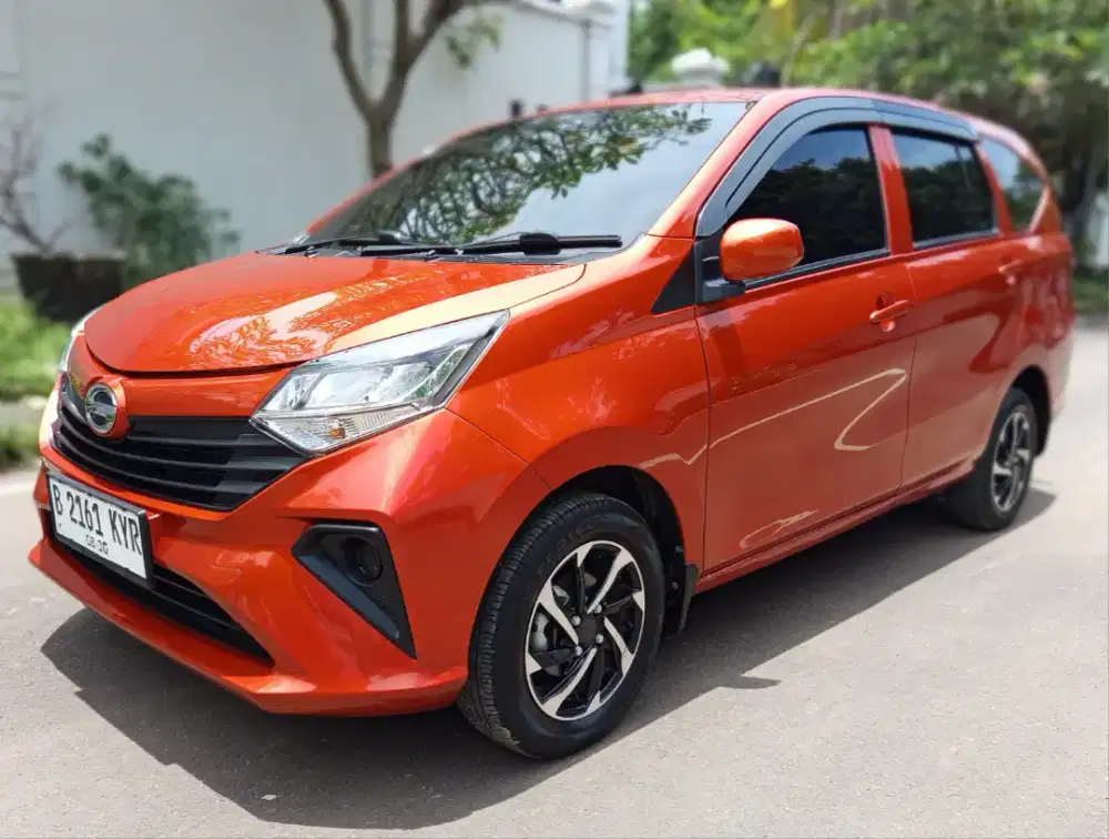 Daihatsu New Sigra 1.2 X AT Dlx 2023 Oranye Istimewa Sekali Siap Pakai