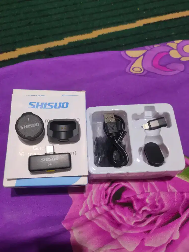 Mic Wireless Shisuo A6 Original Murah
