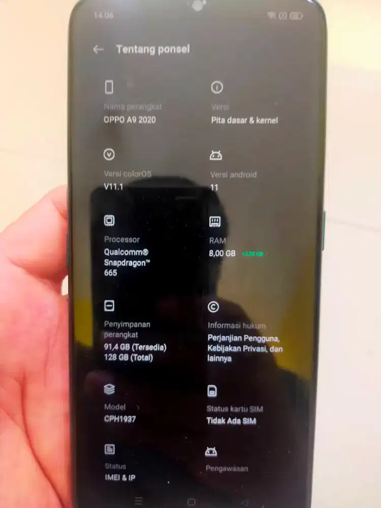 Jual Oppo a9 2020